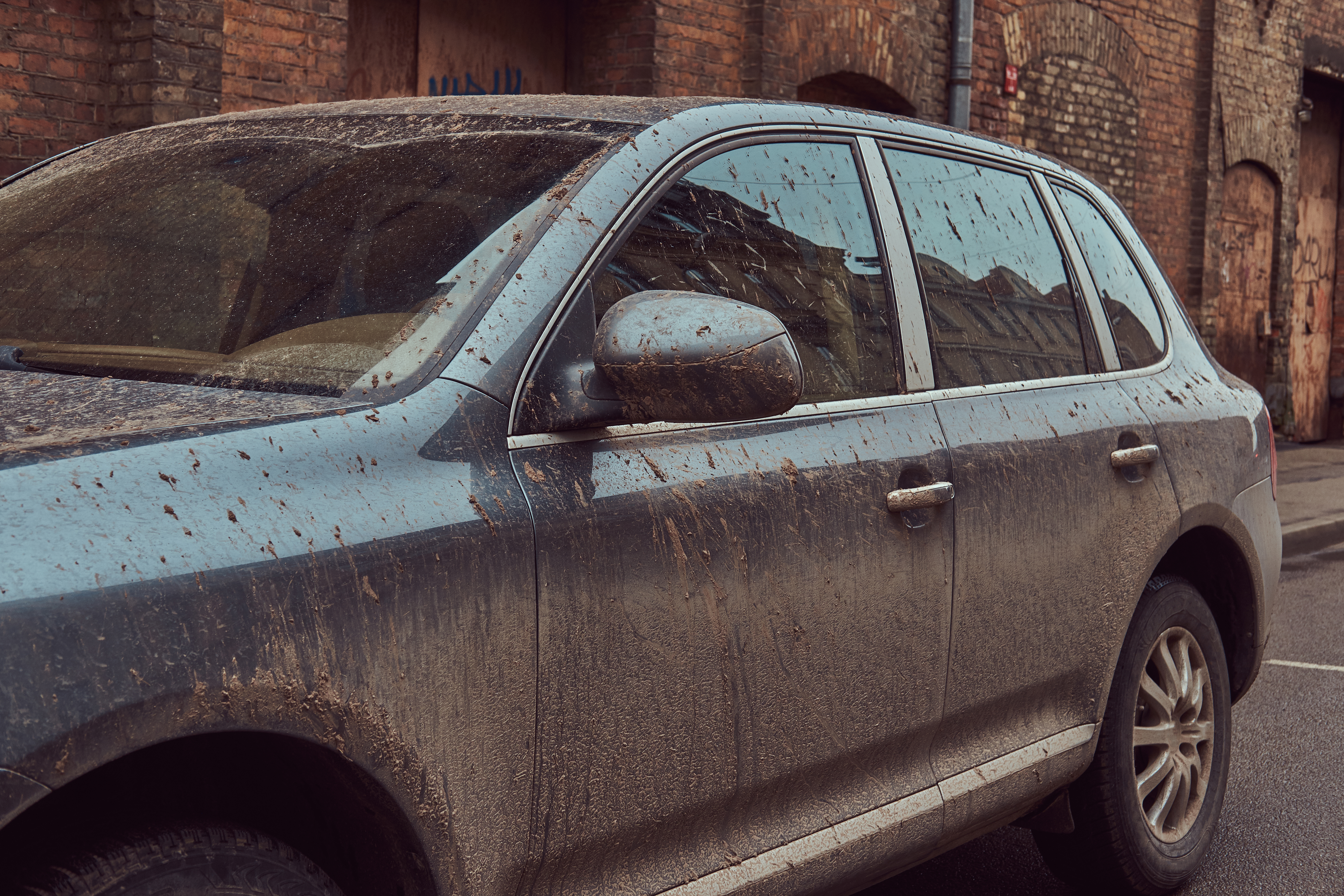 Before detailing - Dirty Luxury Sedan in Adelaide